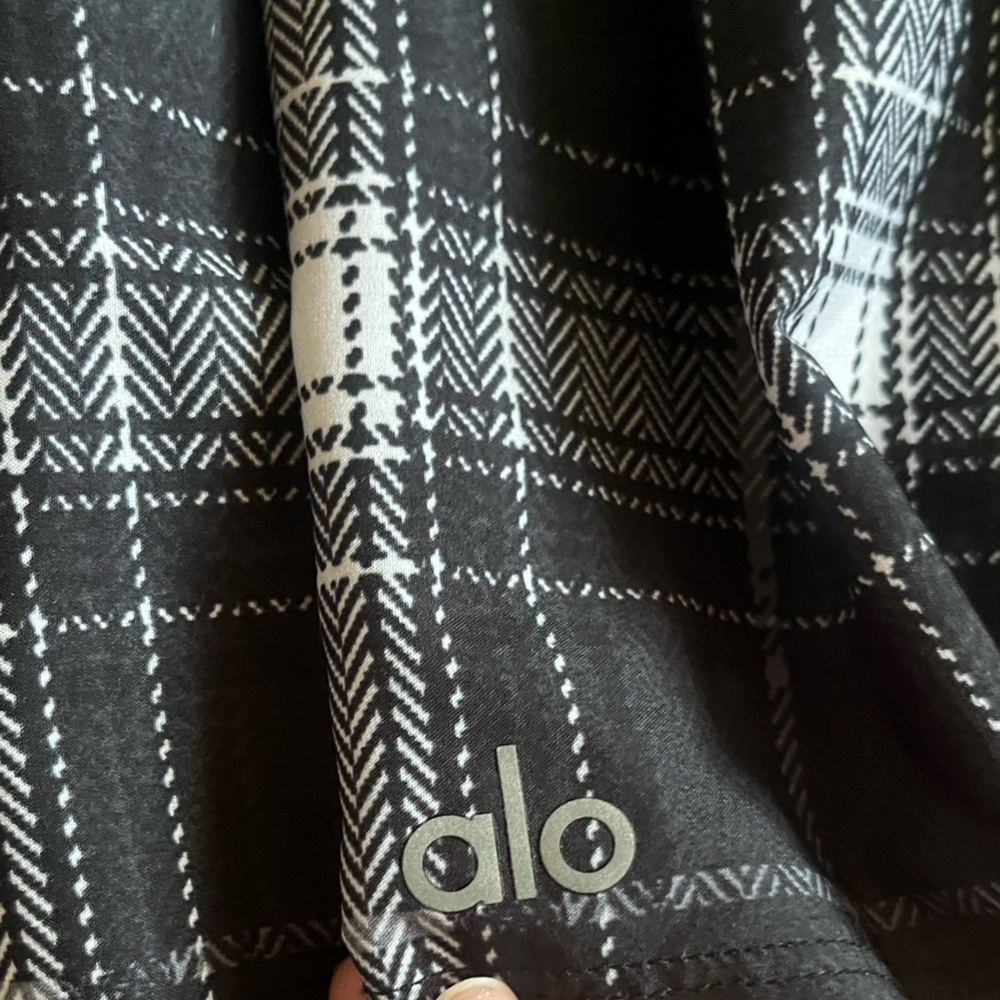 Alo Yoga Plaid Tennis Skirt - Picture 2 of 3
